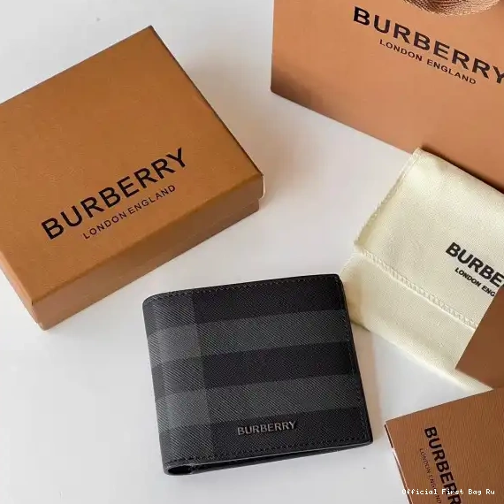 Official First Bag Ru BURBERRY WALLET 0502
